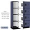 Salsbury Industries 4 Tier Designer Locker, 54"Wx76"Hx18"D, 12 Door, Blue 18-24368BLU - alternate 8